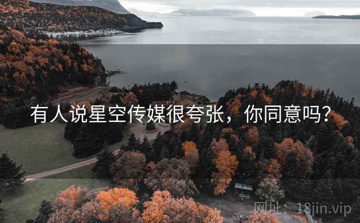 有人说星空传媒很夸张，你同意吗？  第2张